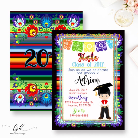 Fiesta Graduation Invitations 10