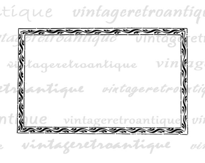 Digital Elegant Frame Design Graphic Image Download Printable Vintage Clip Art Jpg Png Eps HQ 300dpi No.658