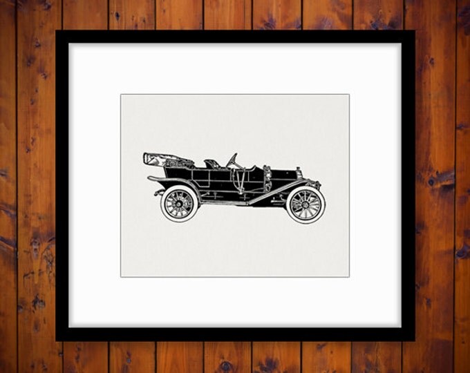 Printable Image Vehicle Antique Automobile Car Digital Download Graphic Vintage Clip Art Jpg Png Eps HQ 300dpi No.3514