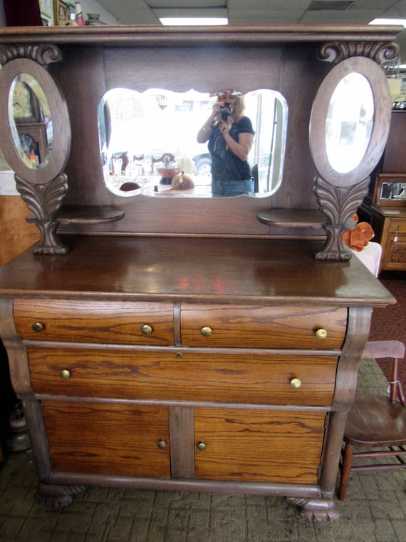 Small Empire Sideboard with Mirror