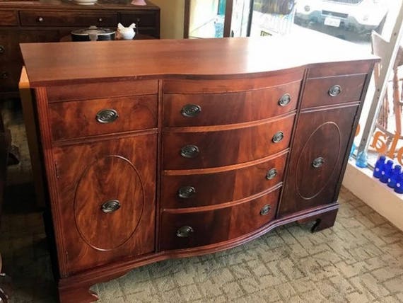 Burl Mahogany Buffet