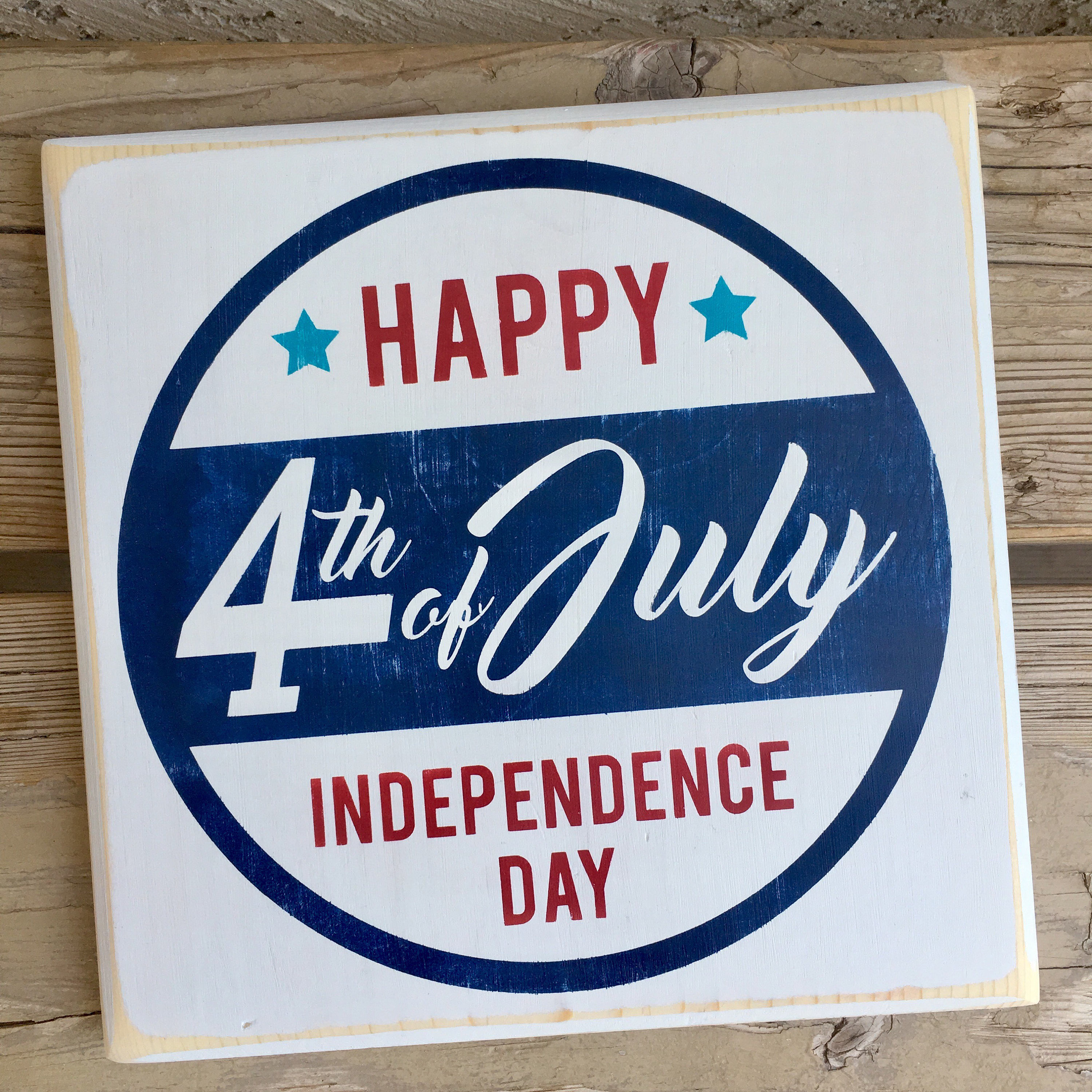 Happy 4th July Sign