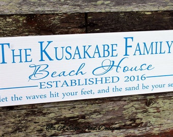 Beach Decor, Beach Wedding, Beach House Signs, Beach House Decor, Beach House, Beach Home Decor, Personalized Beach Sign, Beach Signs, Beach