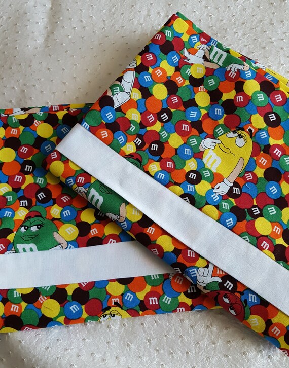 Novelty Pillowcases Set of 2 M&M Candy Inspired