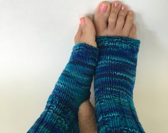 Flip flop socks| Hand knit SPA socks| Dance socks| Pilates socks| Vegan