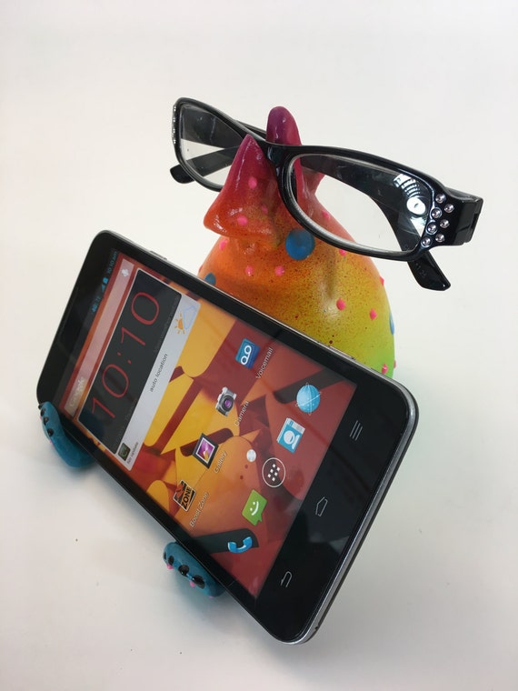 IPHONE STANDEYE GLass Holder Cell Phone Desk StandWomen