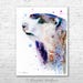 Lion watercolor painting print by Slaveika Aladjova art