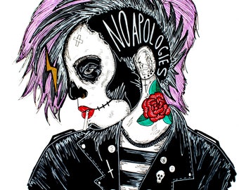 No Apologies - Art Print - Riding the Low - Heed
