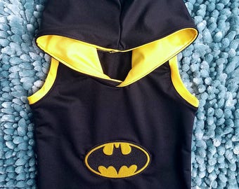 Black/Yellow Batman baby toddler boy tank top hoodie, kids boys Batman tank top hoodie, Batman tee hoodie, Batman baby toddler boy outfit
