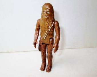 Chewbacca Star Wars Action Figure Toy Doll Vintage Original 1970s Movie Collectible Toy Moveable Arms Legs Wookie Animal Monster Figure
