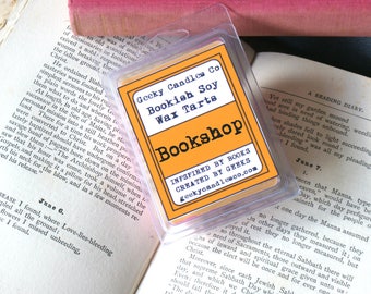 Book Shop Scented Wax Mets. Candles UK, Wax Tarts, Soy Melts, Book Scented Tarts, Soy Tarts,Tarts, Wax Melts, Geeky Candles, Old Books