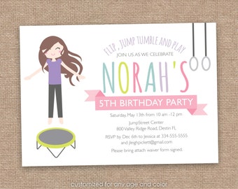 Gym invitation | Etsy