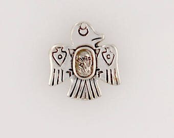 925 Sterling Silver Thunderbird Finding, Native American Jewelry Supplies, find72