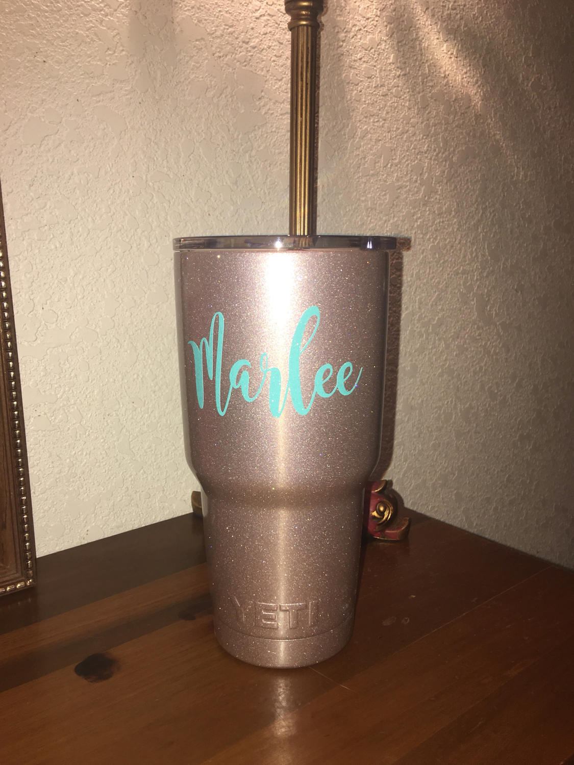 Rose Gold Yeti/Rose Gold Rtic/Custom Yeti/Custom Rtic/Powder