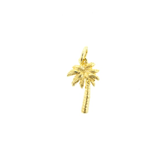gold palm tree charm gold palm tree charm