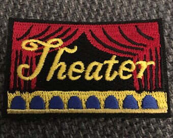 Theater Patch (1) - broadway play actor drama shakespeare stage kjallraven Hershel
