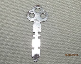 Vintage Corbin Cabinet Lock Key New Britain Conn USA Flat Key Replacement