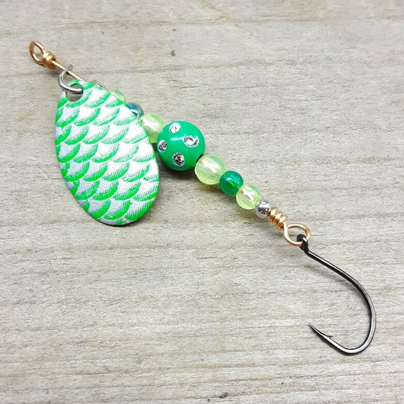 Handcrafted fishing tackle wirewrapped fishing lure by TroutRoad