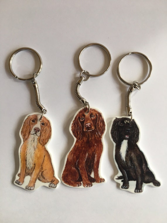 spaniel keyring