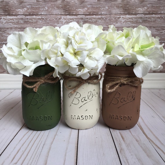 Painted Mason Jars Rustic Home Decor Rustic Mason Jars   Il 570xN.1068973558 4oo0 