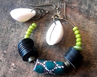 Asymmetric Earrings Collection "Afro-Bohemia"