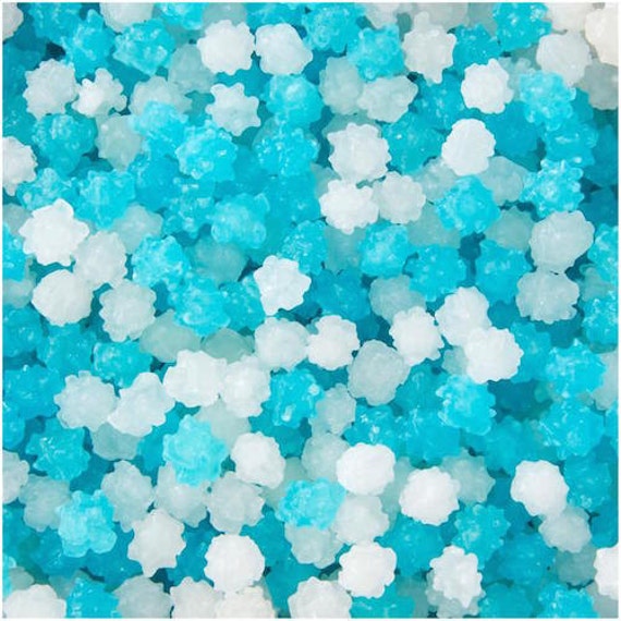 Blue and White Candy Sparkles Sprinkles Wilton Edible