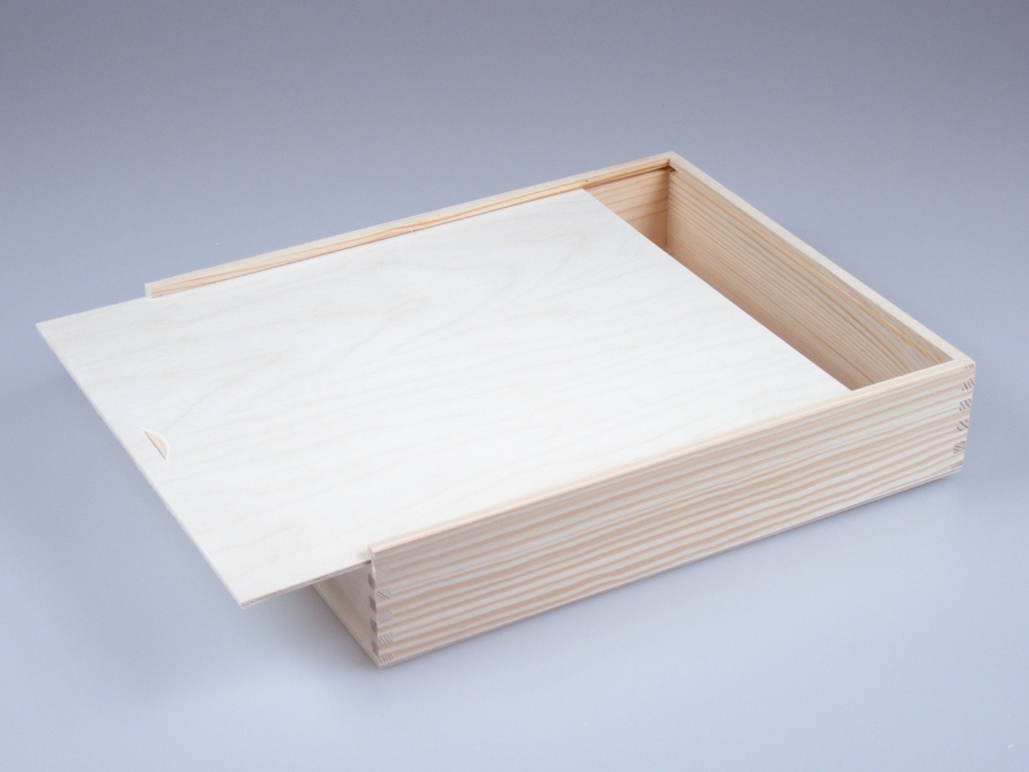 12x10 (31x26 cm) Wooden Photo Album Box, Wedding Album, Memory Wooden