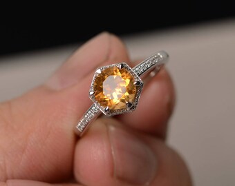 Resultado de imagen para citrine rings