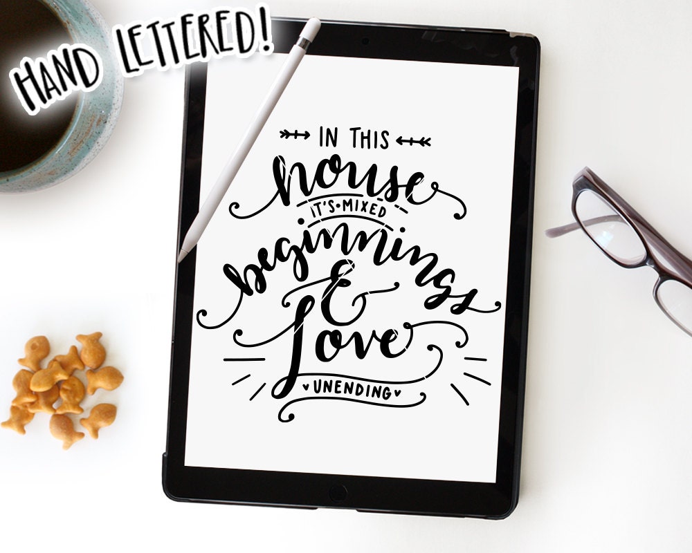 Download Adoption SVG In This House It's Mixed Beginnings And Love