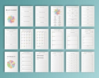 Field Notes Inserts Bullet Journal Printable Life Planner Field Notes Travelers Notebook Inserts Undated Field Note Instant Download PDF
