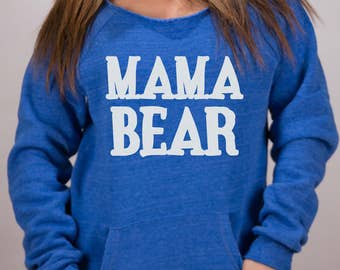 mama bear sweatshirt. Mama Bear Sweater. Womens Mama Bear Sweatshirt. Womens Hoodie. Womens mama bear Sweater. Off Shoulder Sweater.