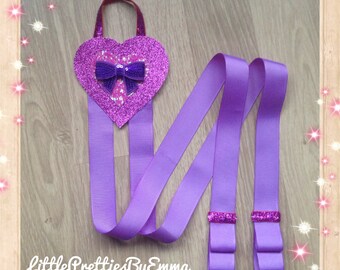 Hair bow holder, Purple bow holder, Hair bows, Hair bow organizer, Hair clip holder, Bow holders, Hair clips, Stocking filler, Girly gift