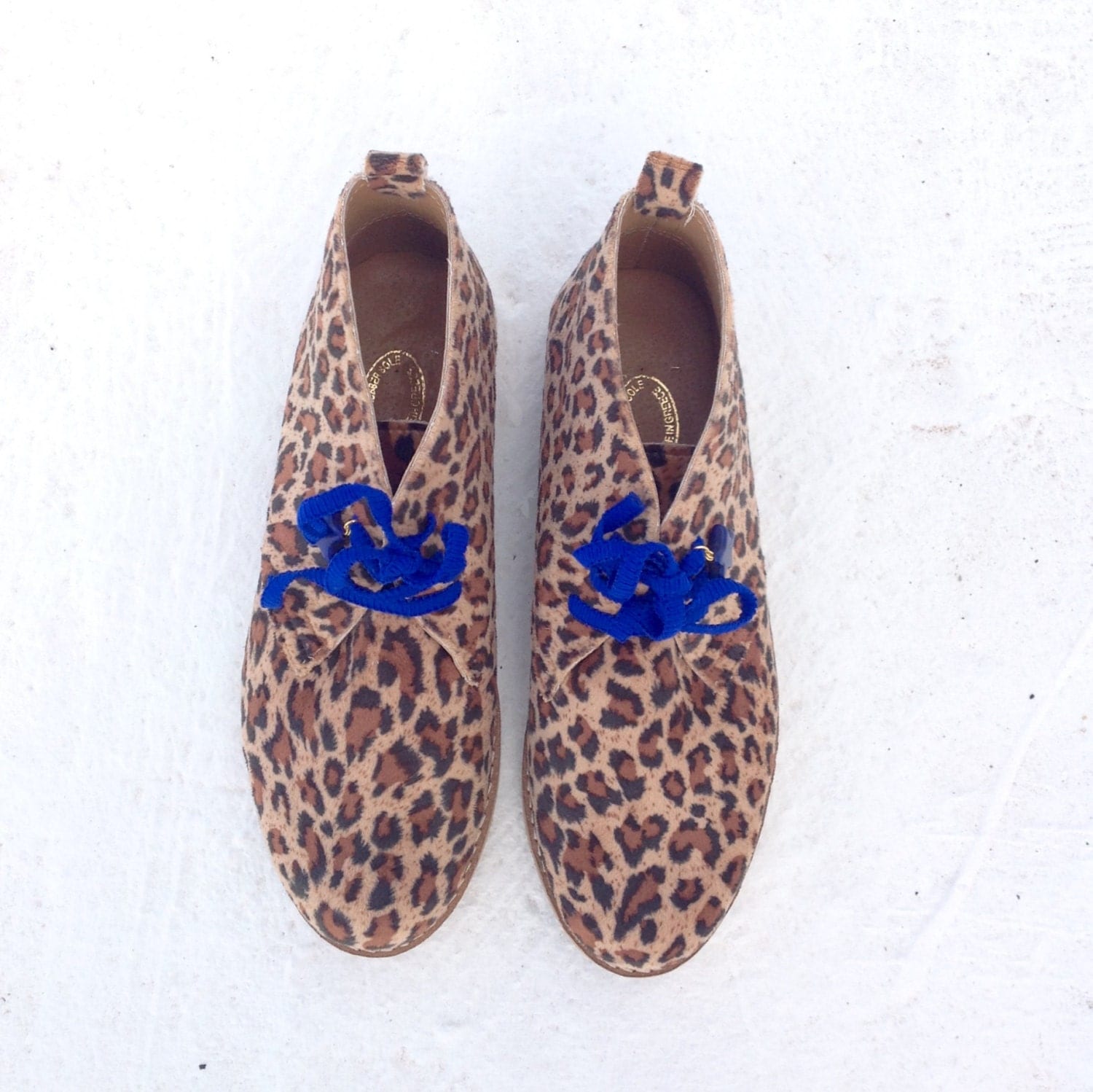 Leopard booties for woman by aeliasandals on Etsy