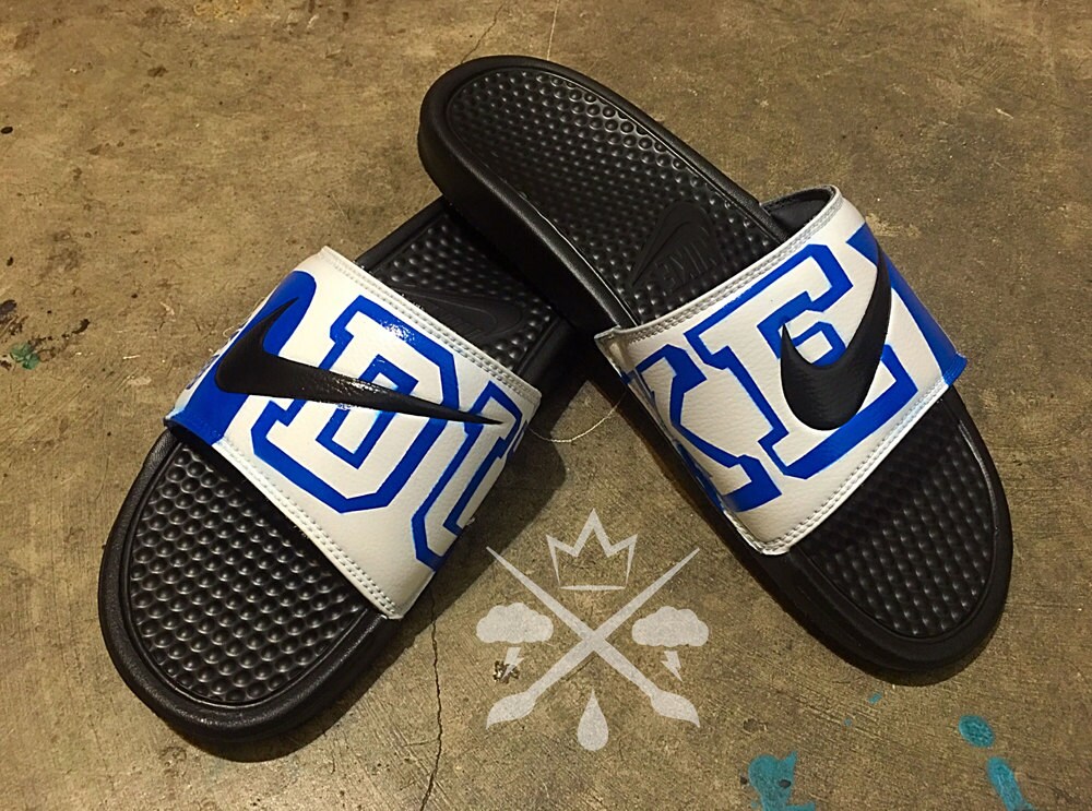 custom benassi slides