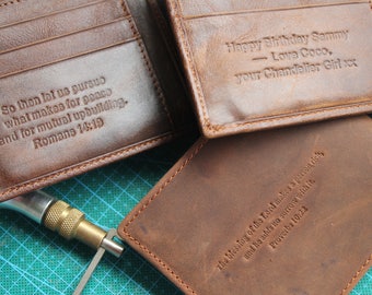 Personalized Wallet; Fathers Day Presents; Dad Gifts; Gift Ideas; Gift for Father; Fathers Day Ideas; Gift Ideas for Dad; Father Day Gift