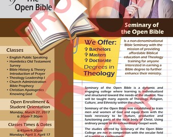 Church flyer | Etsy