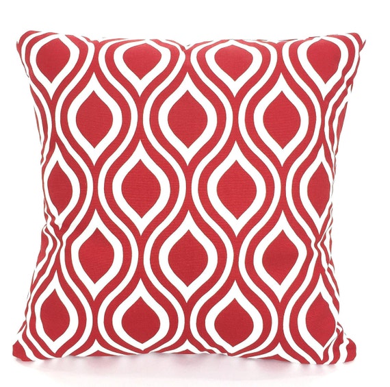 Red White Pillow Covers Decorative Throw Pillows Cushion
