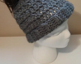 Chunky Messy Bun Hat Pattern