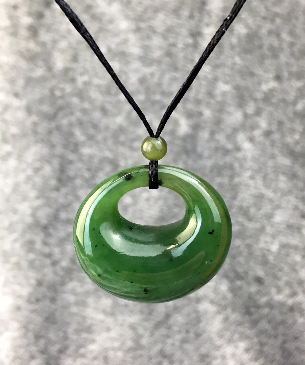 Canadian Nephrite Jade Pendant Jade Necklace Green Jade