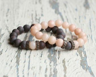 husband gift boyfriends present couple bracelets set wedding jewelry matching couple her and his gift girlfriend wife sister brother beaded