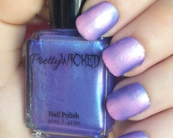 Blue/Pink Thermal Nail Polish, Persephone Polish, Blue Thermal Nail Polish, Pink Thermal Nail Polish, Color Changing Nail Polish