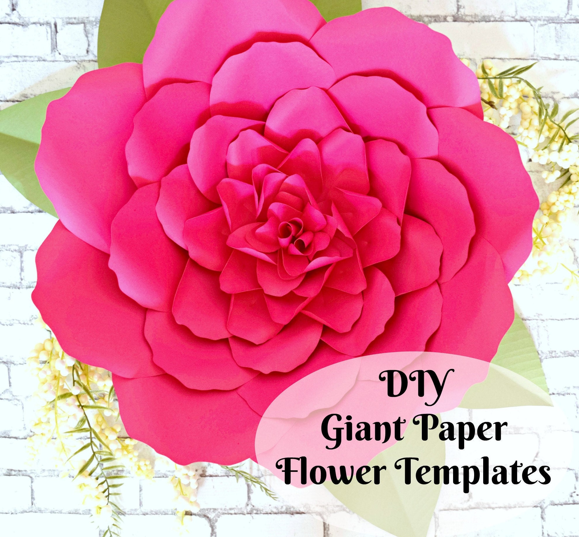 Download Large Paper Flowers, Giant Paper Flowers, Templates ...