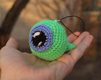 Gift for gamers for teen geek gift crochet toy video game keychain for him monster keychain toy for gamers geek toys youtubers Jacksepticeye