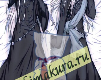 Anime Black Butler: Undertaker Dakimakura 50x150cm, 19.6x59 inch, Hugging Body Pillow Case N532