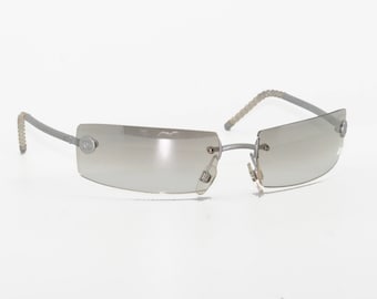 Chanel reflective transparent glasses