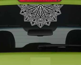 Download Half Mandala Window Decals car decals wall decal vinyl decal