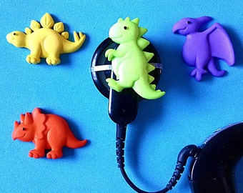 Cochlear Cuties: Dinosaurs! Please select quantity 2 for a pair! Great for boys or girls!