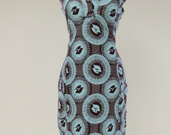 Ibis dress - ankara/lappa/wax african dress for women