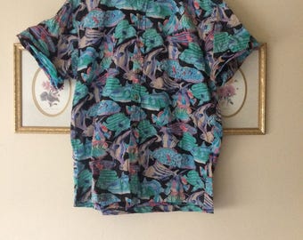 Bruce Vestiarium Tartan Vintage Leaves Hawaiian Shirt main image 1