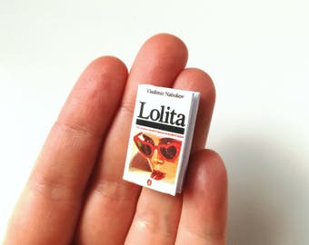 modern dollhouse, lolita book, 1 6 scale, modern doll house, twelfth scale, playscale book, Dollhouse book, doll house, Nabokov, mini book